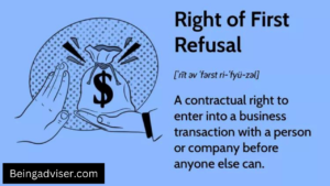 What Is a Right Of First Refusal?